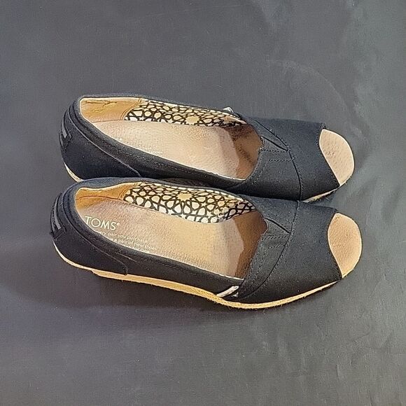 TOMS CLASSIC CANVAS WEDGE SANDAL - Picture 5 of 16